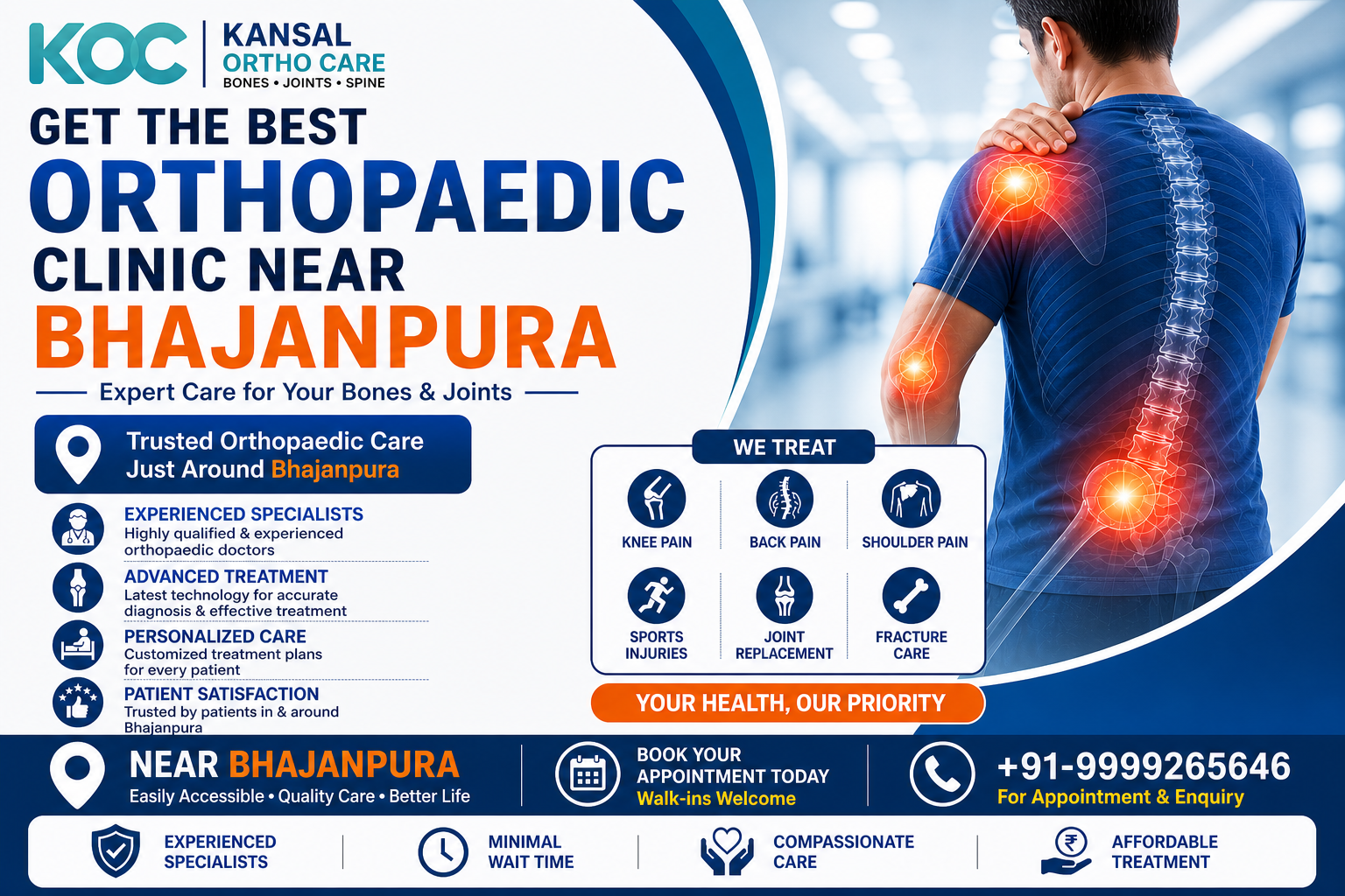                                  Get the Best Orthopaedic Clinic near Bhajanpura                                 