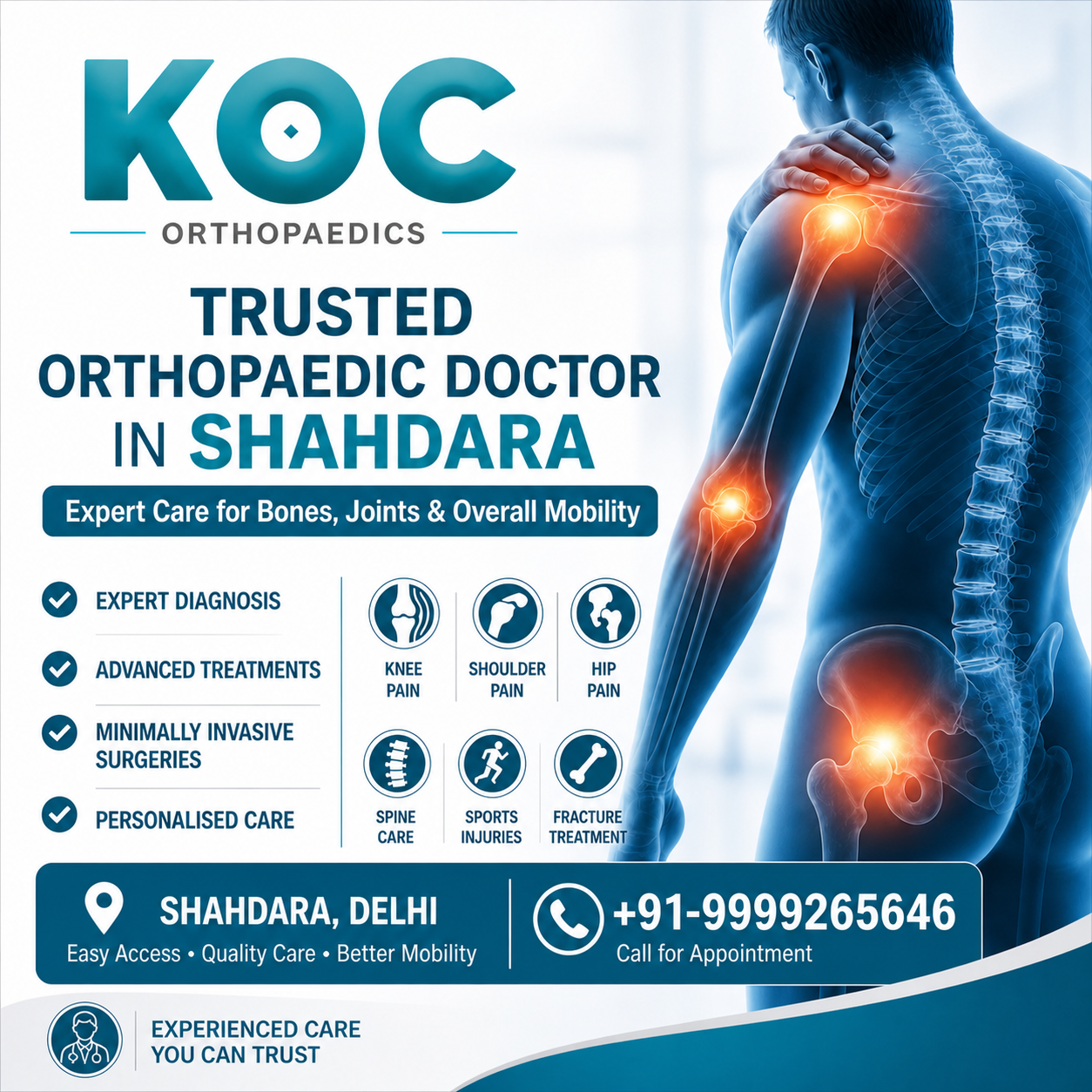                                  Trusted Orthopaedic Doctor in Shahdara                                 