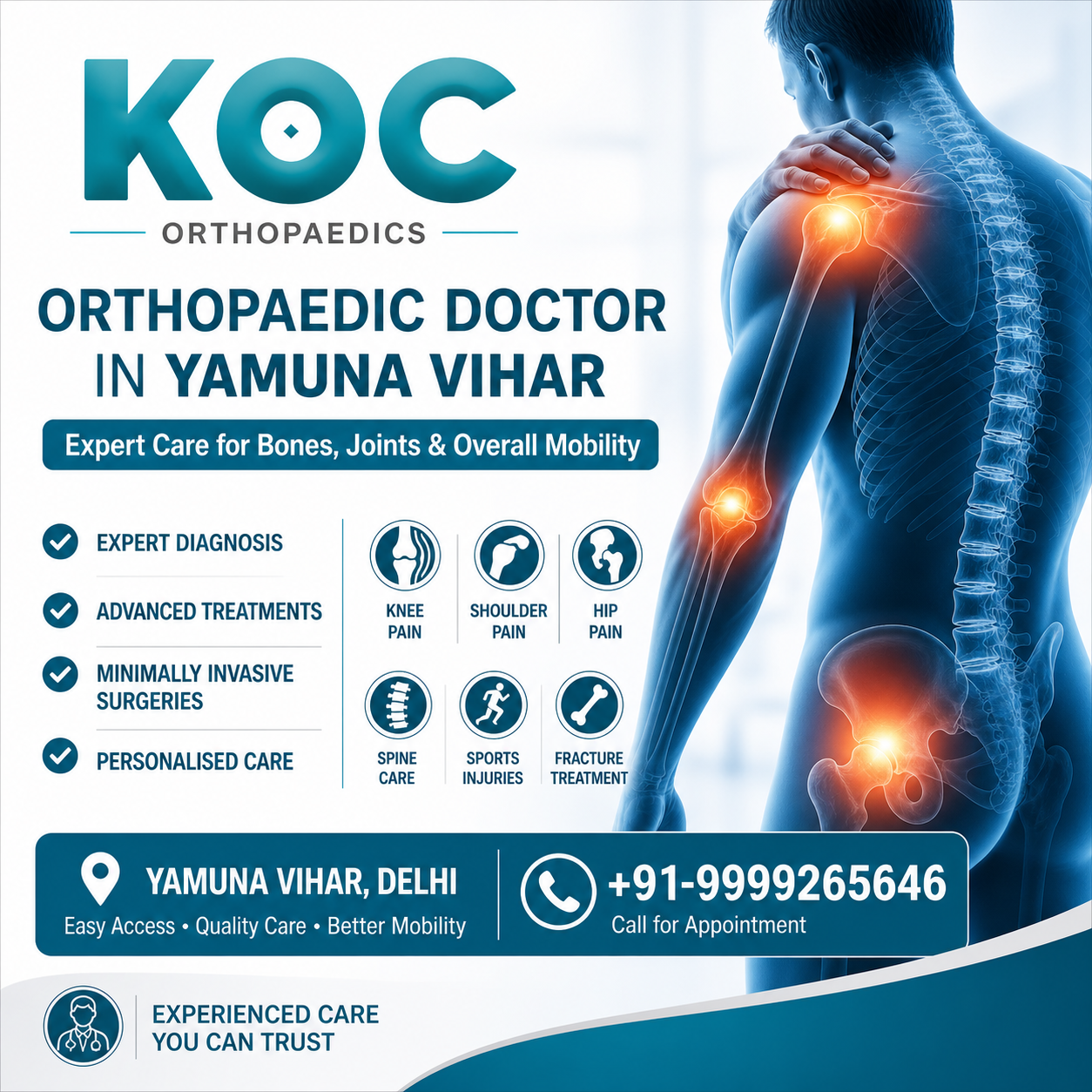                                  Best Orthopaedic Doctor in Yamuna Vihar                                 
