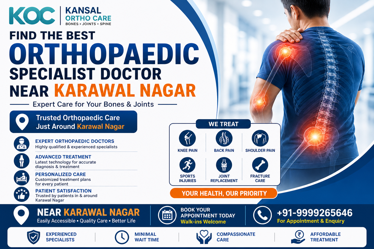                                  Orthopaedic Doctor in Karawal Nagar Near Me                                 